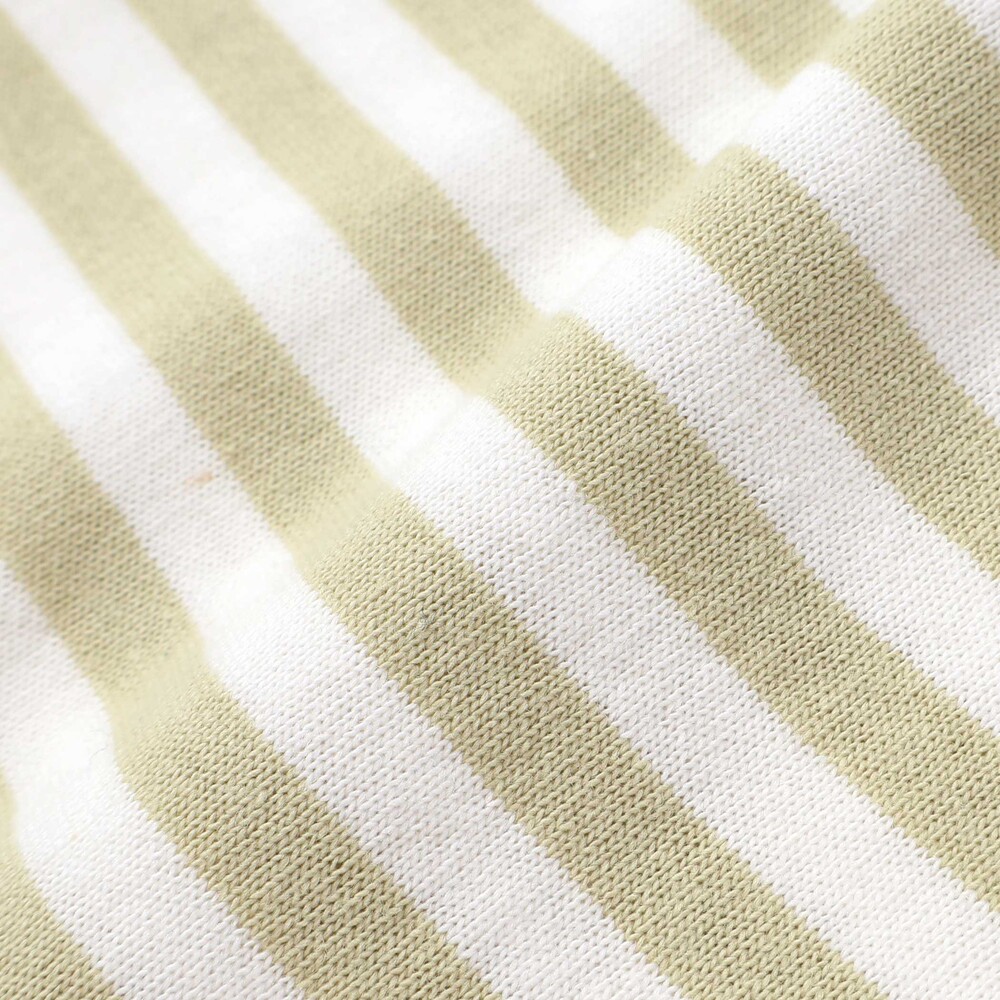 ボーダー切り替え長袖Tシャツ(80~130cm) ネイビー 80cm