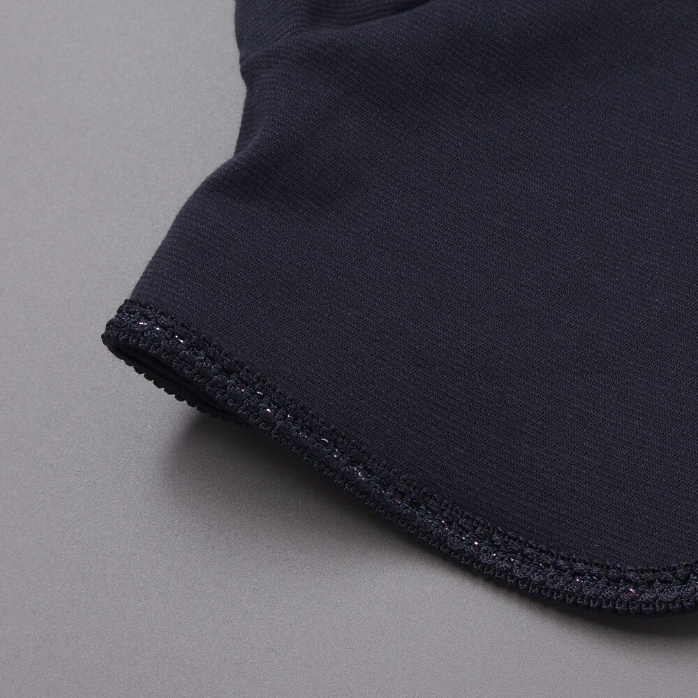 リップルポンチノーカラージャケット(110~130cm) ホワイト 110cm