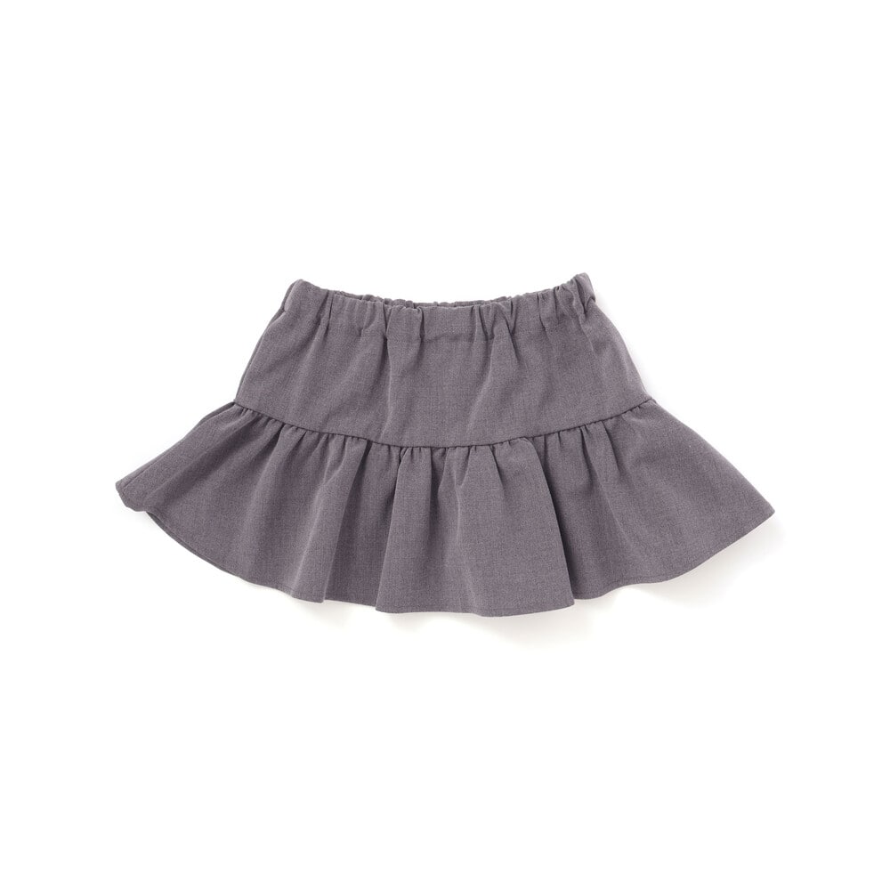 リムーバブルスカートオックスフレアロングパンツ(100~150cm) ネイビー 100cm