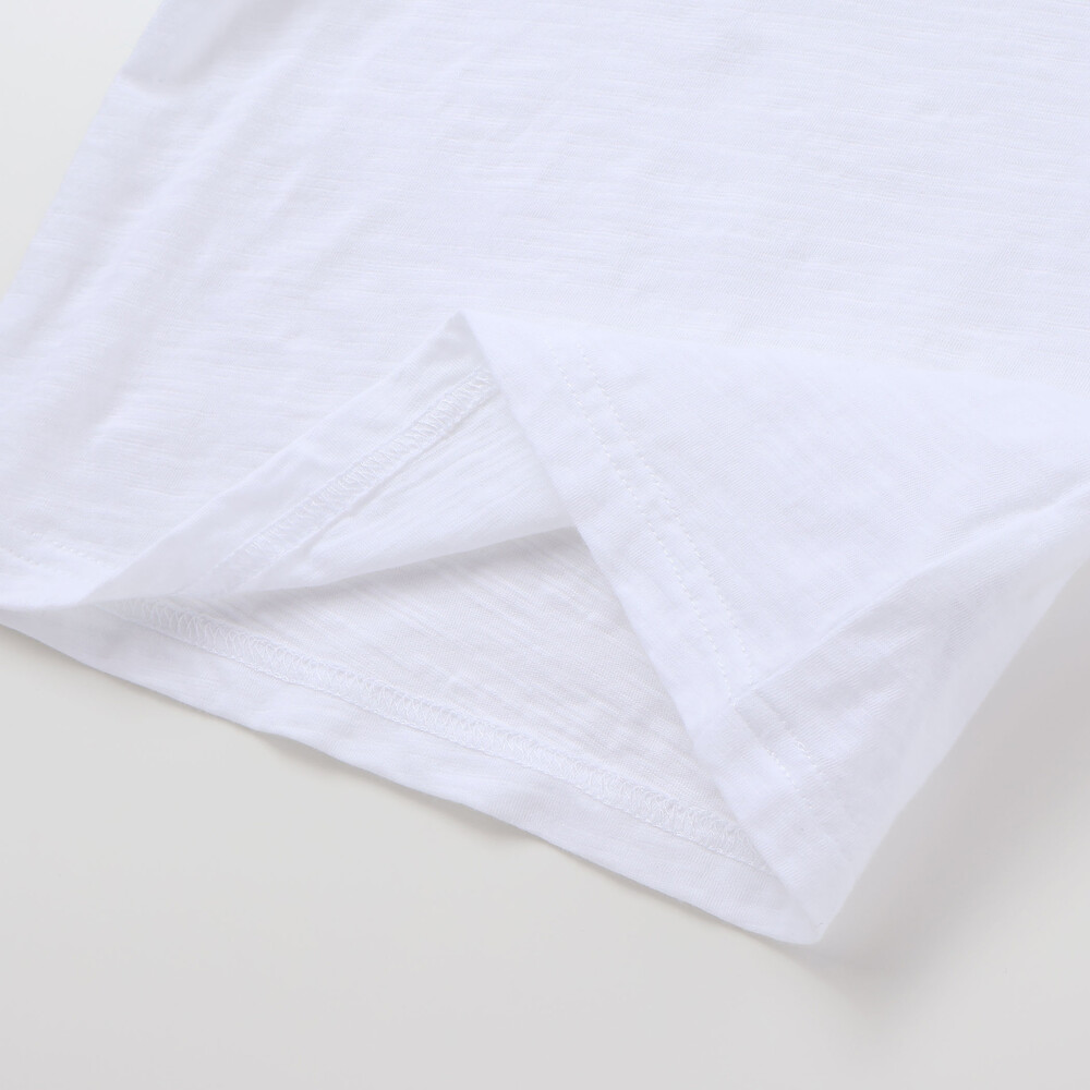 スラブ天竺肘パッチ長袖Tシャツ+オーバーオールセット(80~90cm) ブルー 80cm