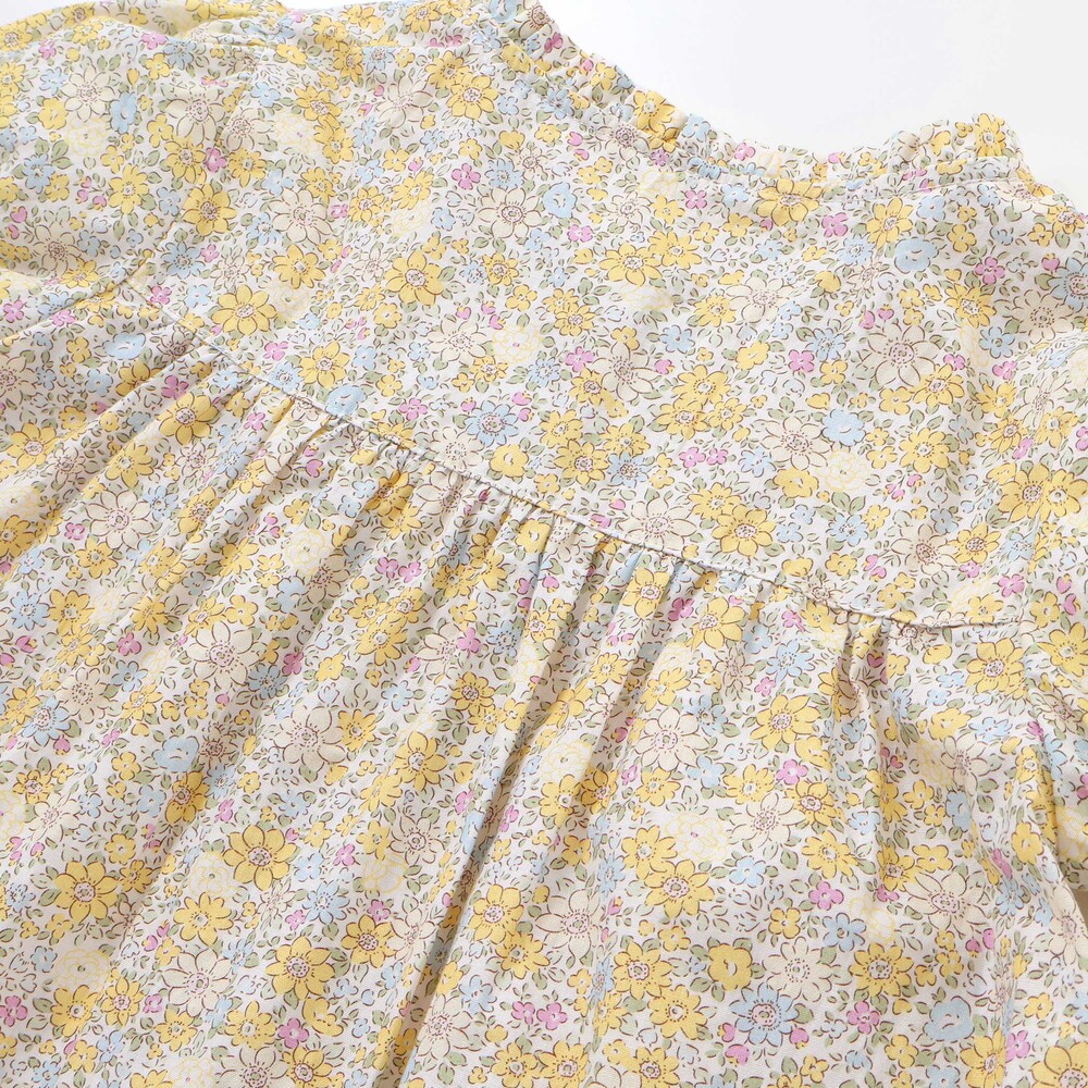 【限定商品】花柄ブラウス+ショートパンツセットアップ(95~150cm) ピンク系 95cm