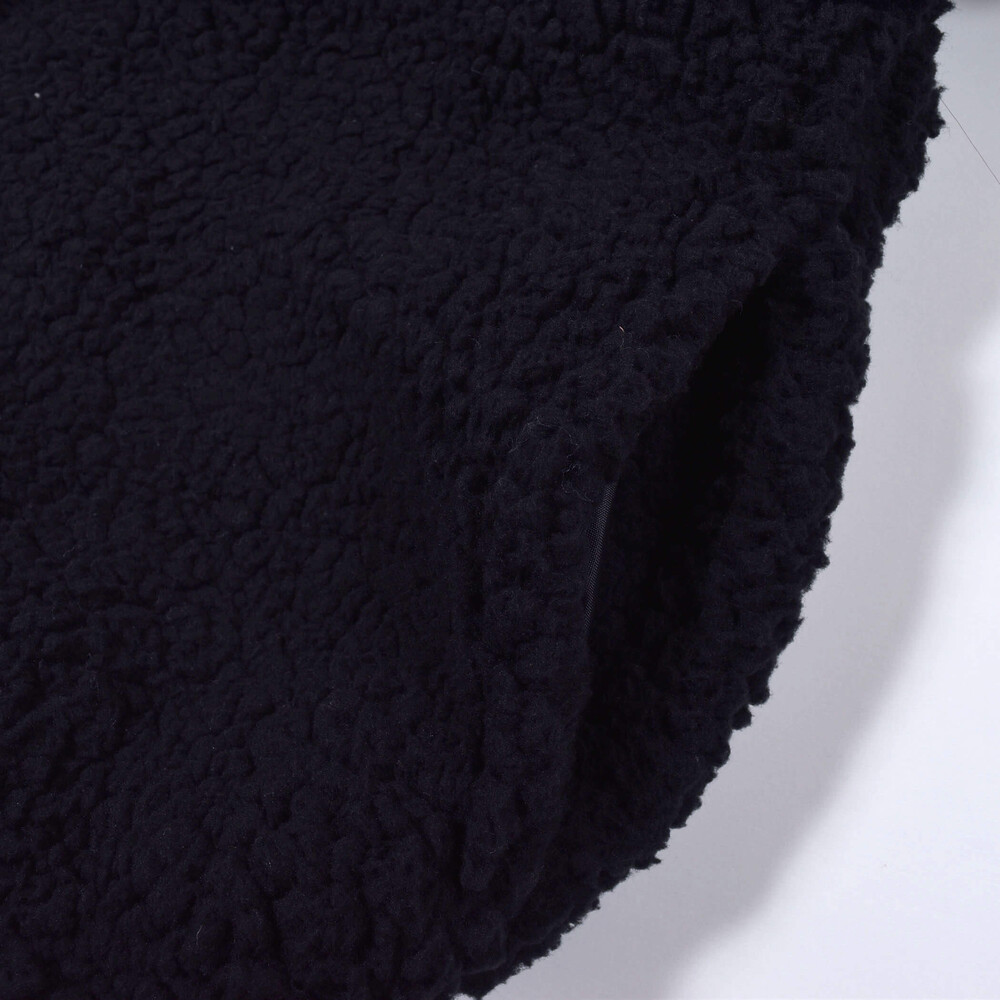 【ニコ☆プチ掲載】 ライン 入り タフタ 裏 ボア リバーシブル 長袖 パーカー (130~160cm) ピンク 130cm