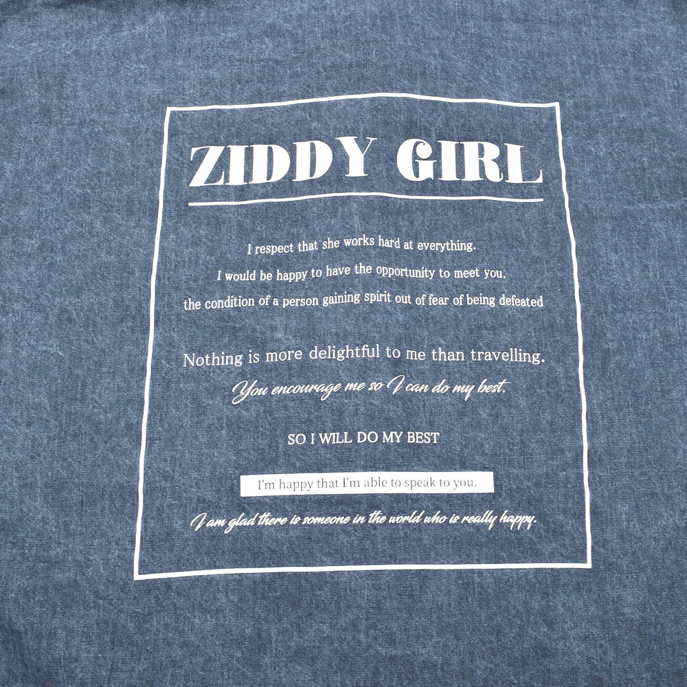 ZIDDY (130~160cm)【 ニコ☆プチ 掲載 】 4.8oz ケミカル デニム ボリューム シャツ(130cm ネイビー):  トップス-子供服べべの公式通販サイト 「BEBE MALL」