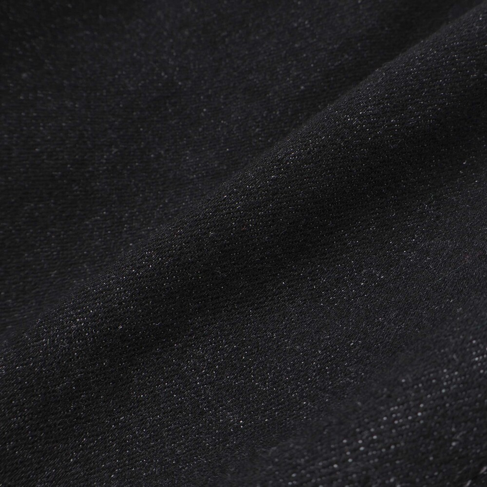 配色ステッチ裏ボアデニムキュロット(95~150cm) ネイビー 95cm