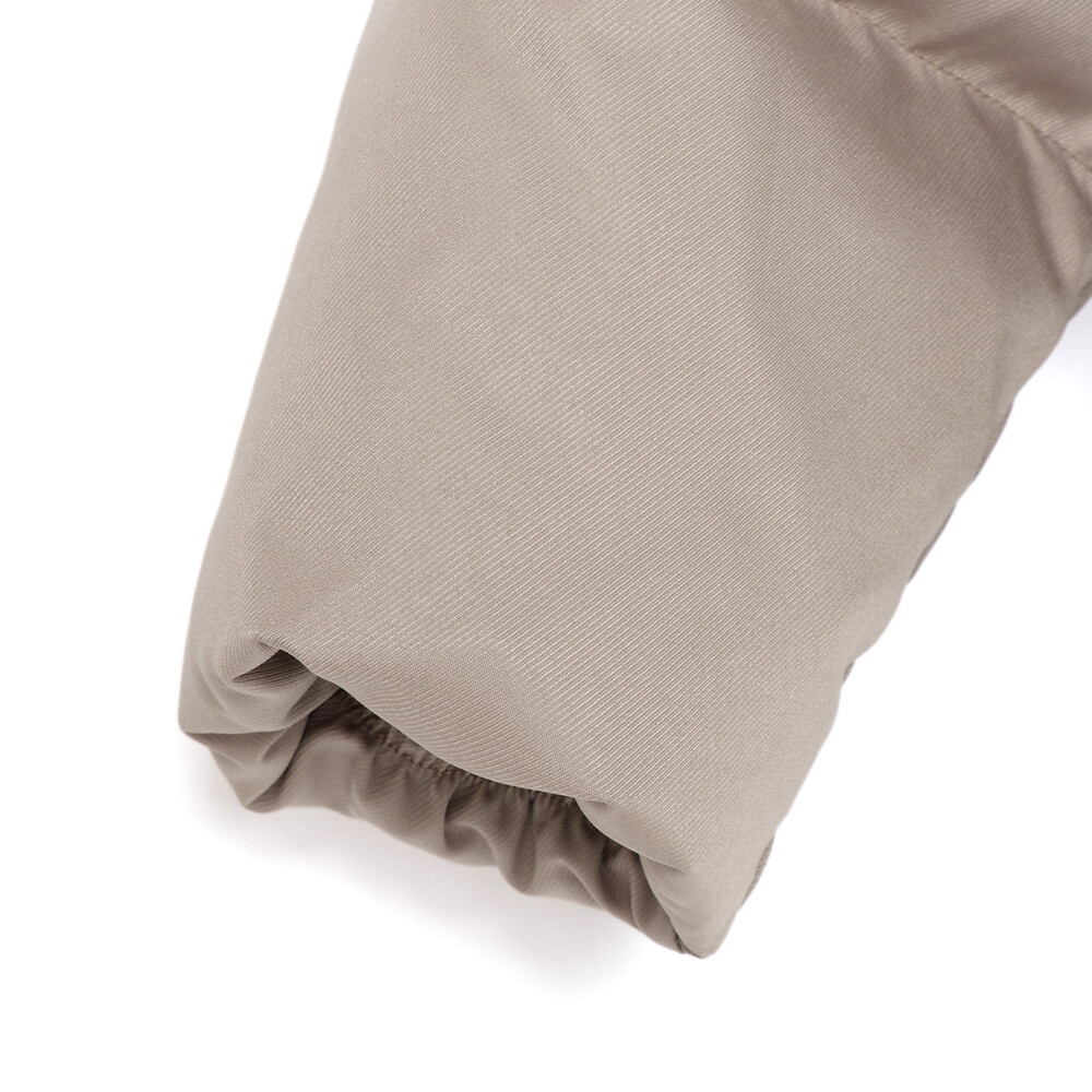 リモンタポリエステルツイルボリュームダウンジャケット親子お揃い(95~140cm) ブラック S(95-110cm)