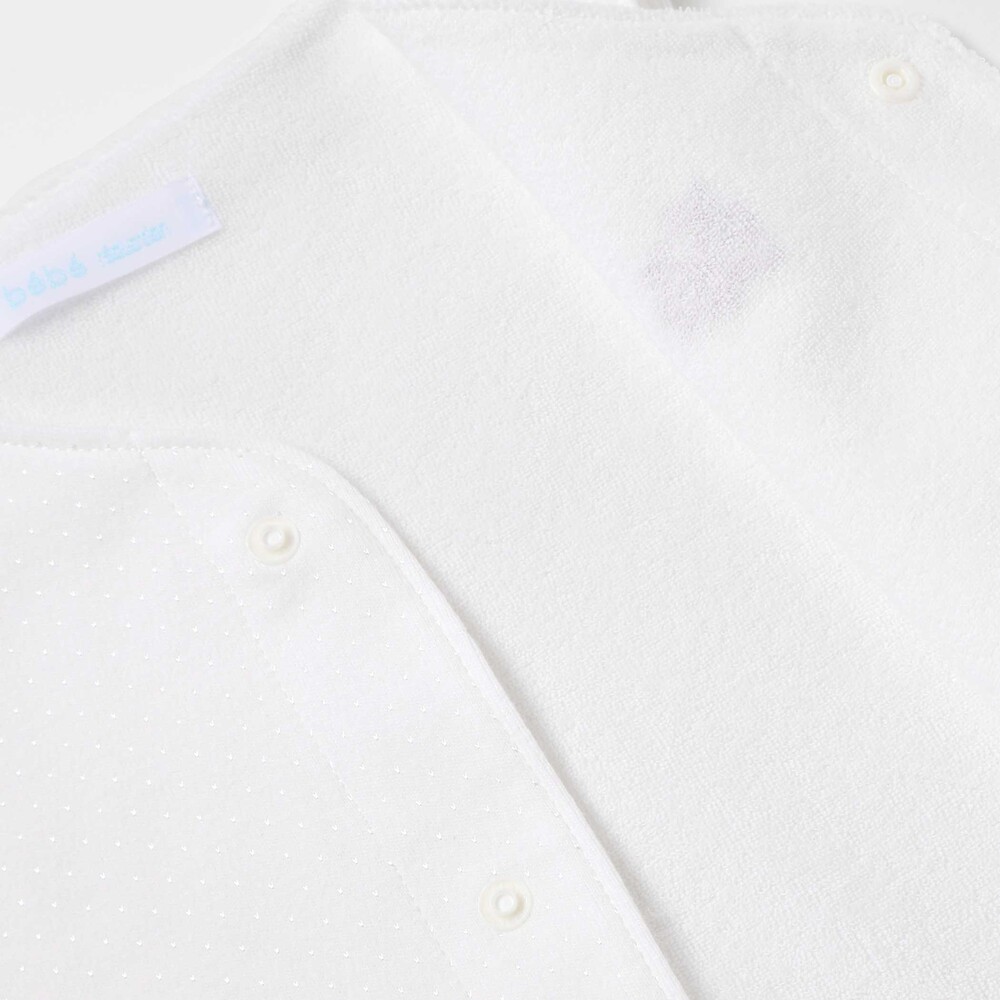 【日本製】スモッキングカバーオール&ベスト&スタイセット(70~80cm) ピンク 70cm