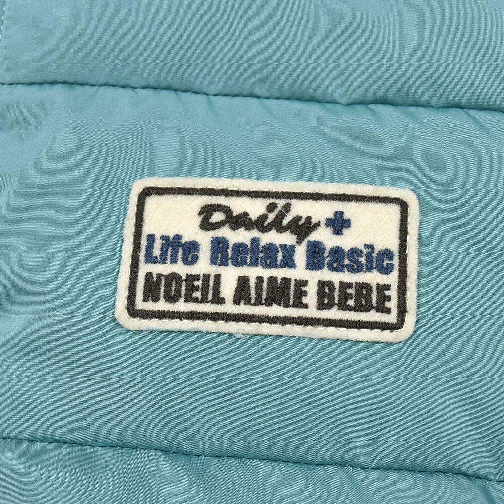 配色切り替えダウンコート(90~130cm)(90cm グリーン系): ジャケット