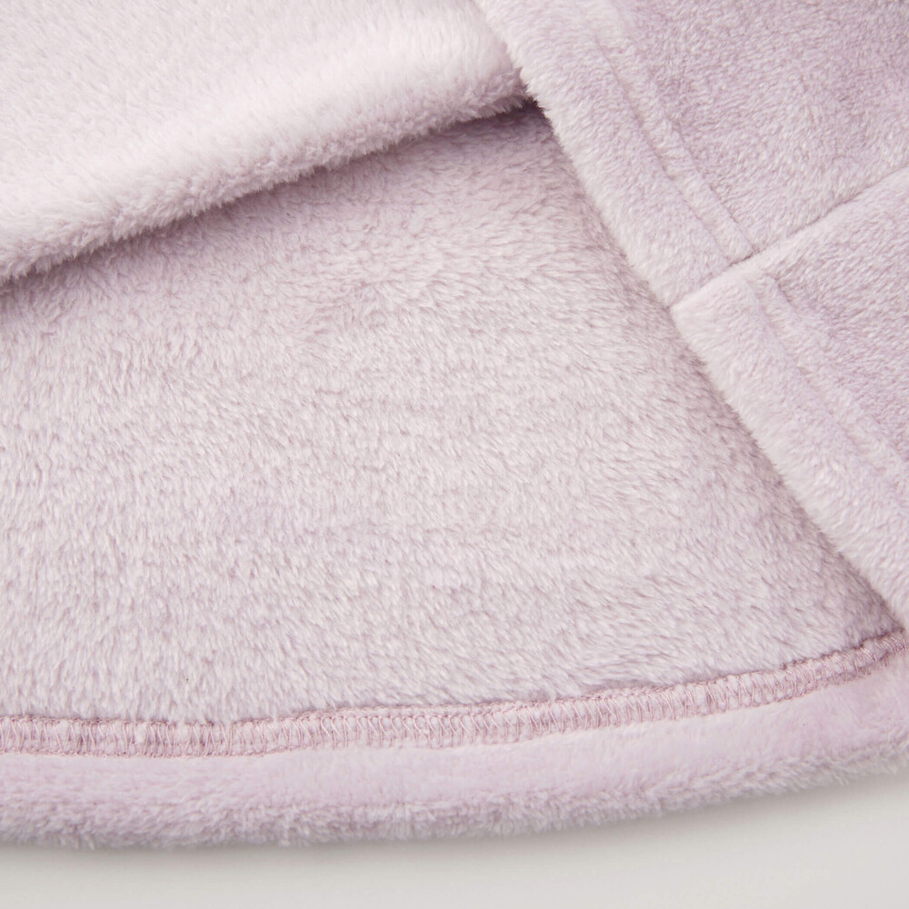 アニマルウサギクマネコモコモコボアドッキング肩フリルワンピース(80~130cm) ベージュ(クマ) 80cm