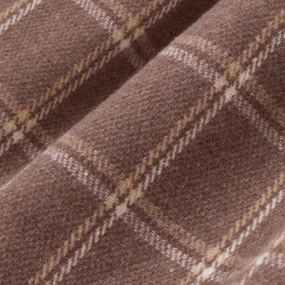 ティアラ刺しゅう付きチェックプリーツドッキングワンピース(90~130cm) ブラック×グレー系 90cm