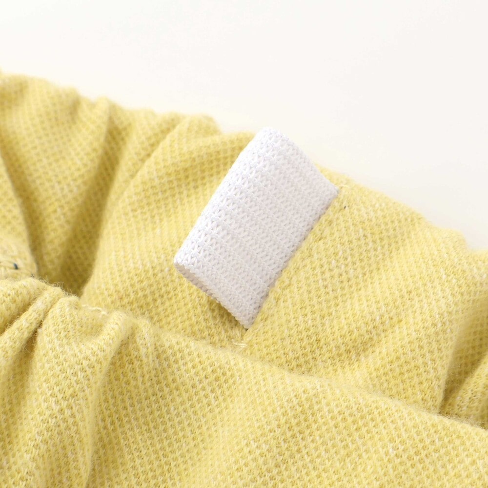 裾折り返し7分丈ツイルパンツ(80~120cm) ブルー 80cm