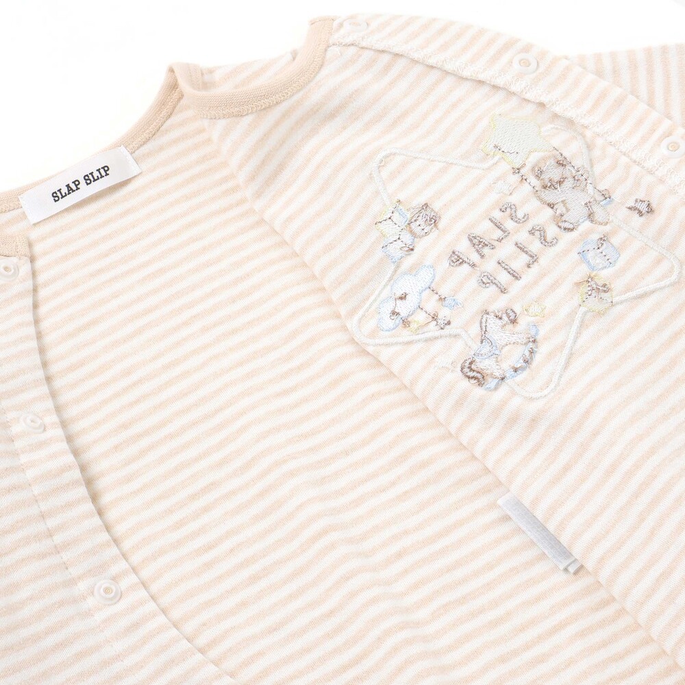 アニマルクマウサギ恐竜お星さまパッチ2WAYオールベビー(50~70cm) ピンク ワンサイズ(50-70cm)