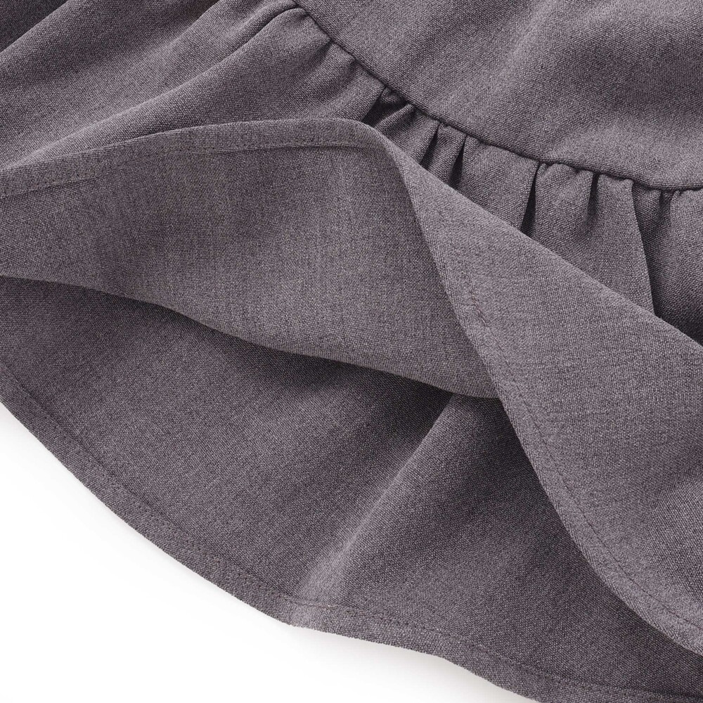 リムーバブルスカートオックスフレアロングパンツ(100~150cm) ネイビー 100cm