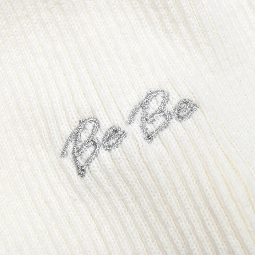 【日本製】くるみボタン付きテレコニット(80~150cm) オフホワイト 80cm