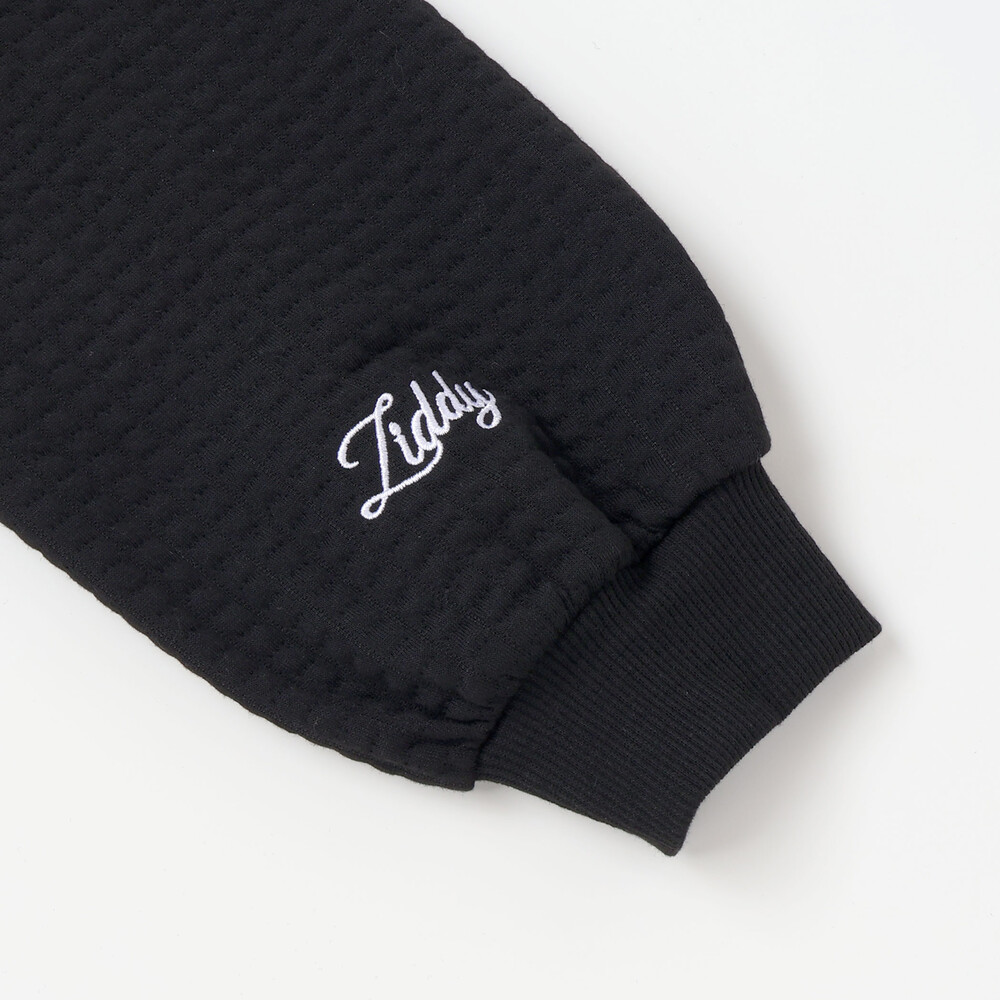 膨れジャガードトドロストトップス(130~160cm) ブラック 130cm