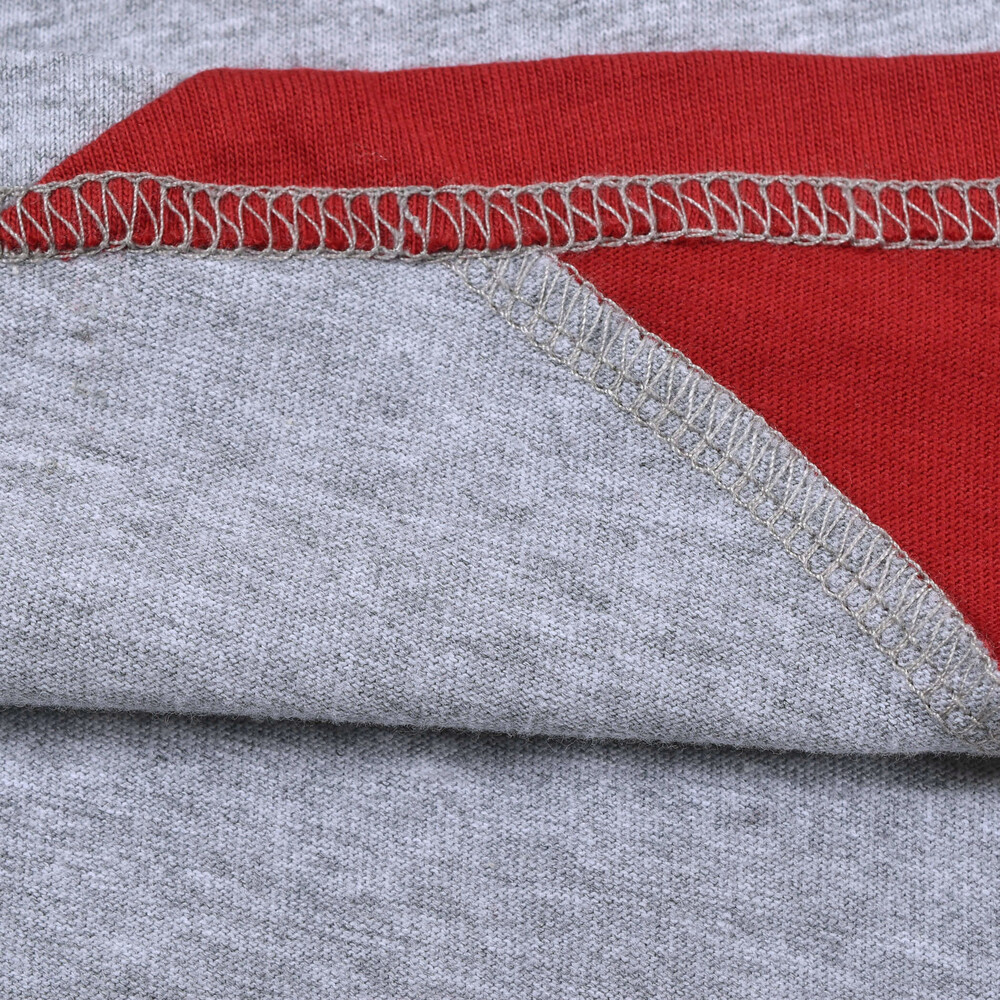 三角 切り替え WASK パッチ Tシャツ (100~160cm) ブルー 100cm