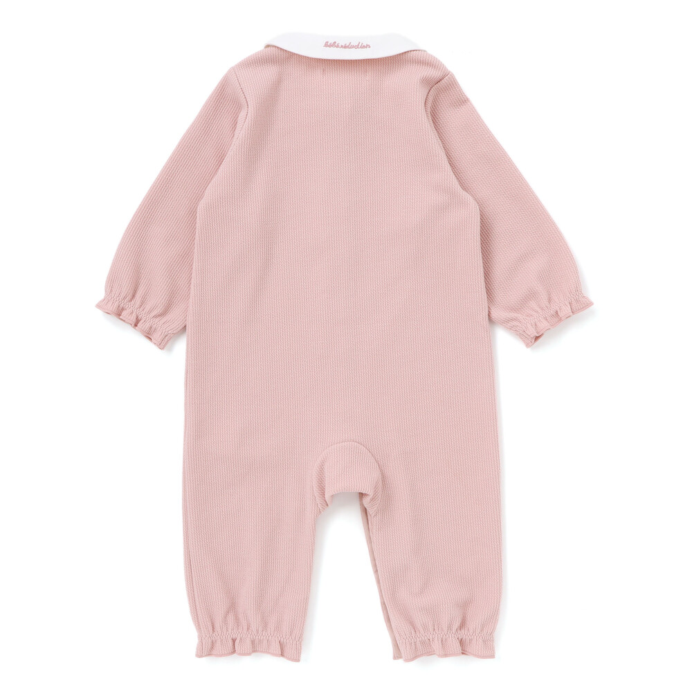 【お揃い】チュニック付きテレコフェイスカバーオール(70~80cm) ベージュ系 70cm