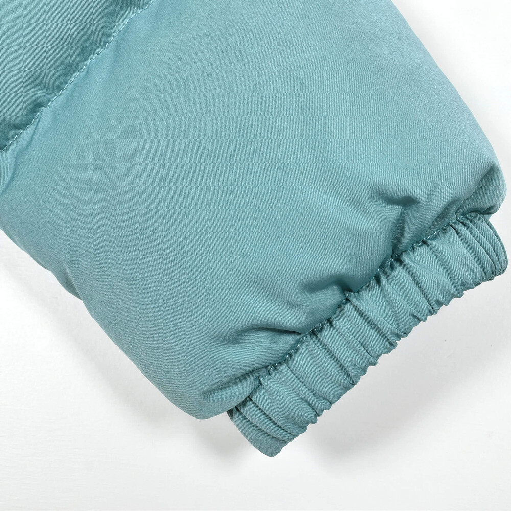 配色切り替えダウンコート(90~130cm)(90cm グリーン系): ジャケット