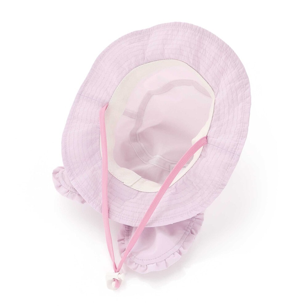 ウサギxネコ耳付きサファリハット(50~54cm) ピンク 52cm