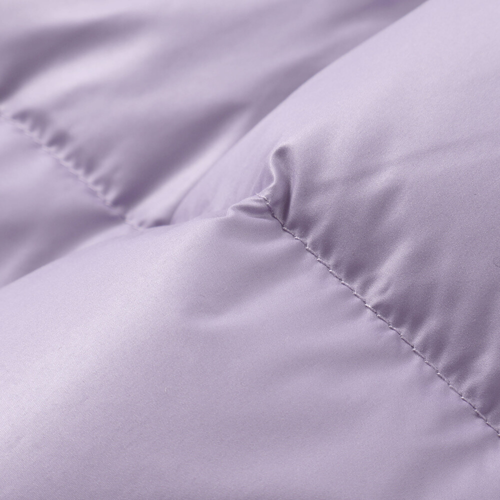 【撥水加工】シャイニータフタウエスト切り替えシャギーファーフードダウンコート(90~150cm) ピンク 90cm