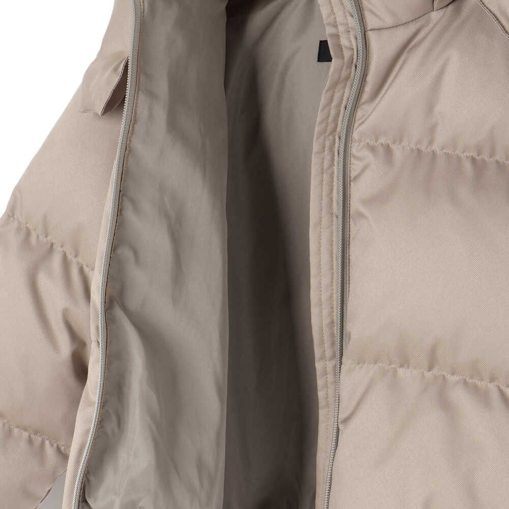 リモンタポリエステルツイルボリュームダウンジャケット親子お揃い(95~140cm) ブラック S(95-110cm)