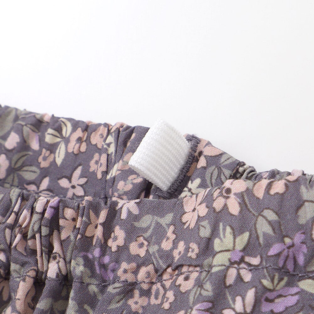 天竺半袖Tシャツ&花柄プリントブルマセット(70~90cm) ピンク系 S(70-80cm)