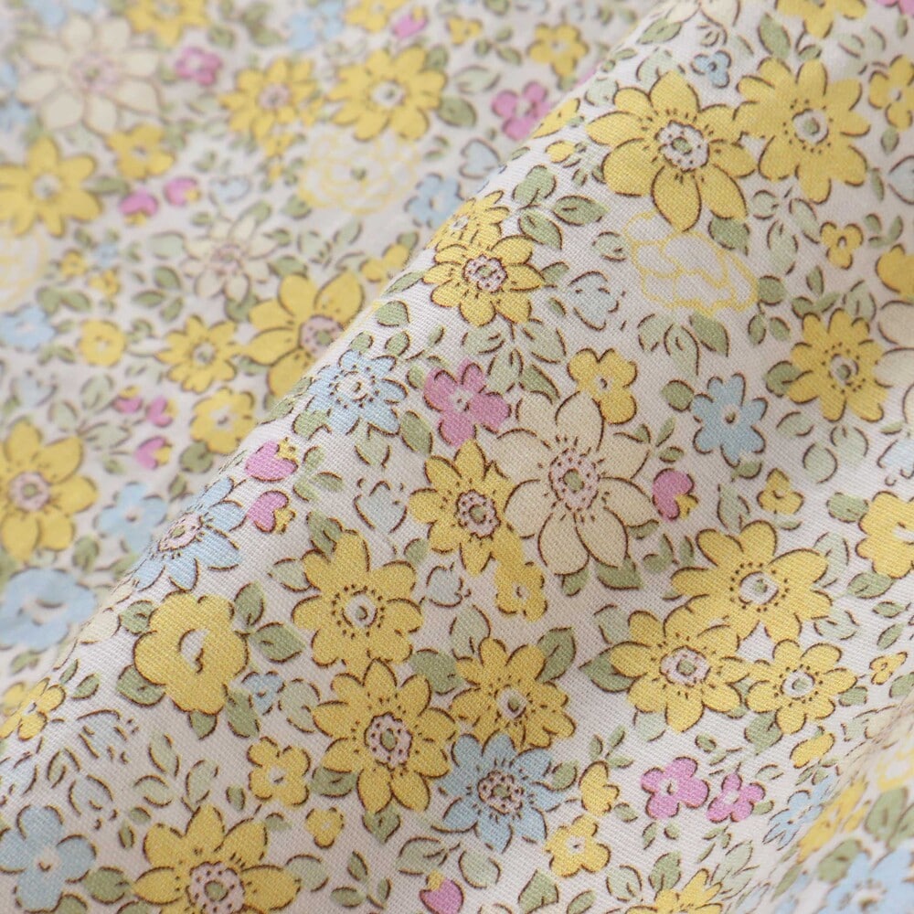 【限定商品】花柄ブラウス+ショートパンツセットアップ(95~150cm) ピンク系 95cm