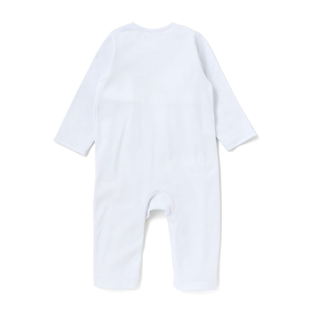 【日本製】スモッキングカバーオール&ベスト&スタイセット(70~80cm) ピンク 70cm