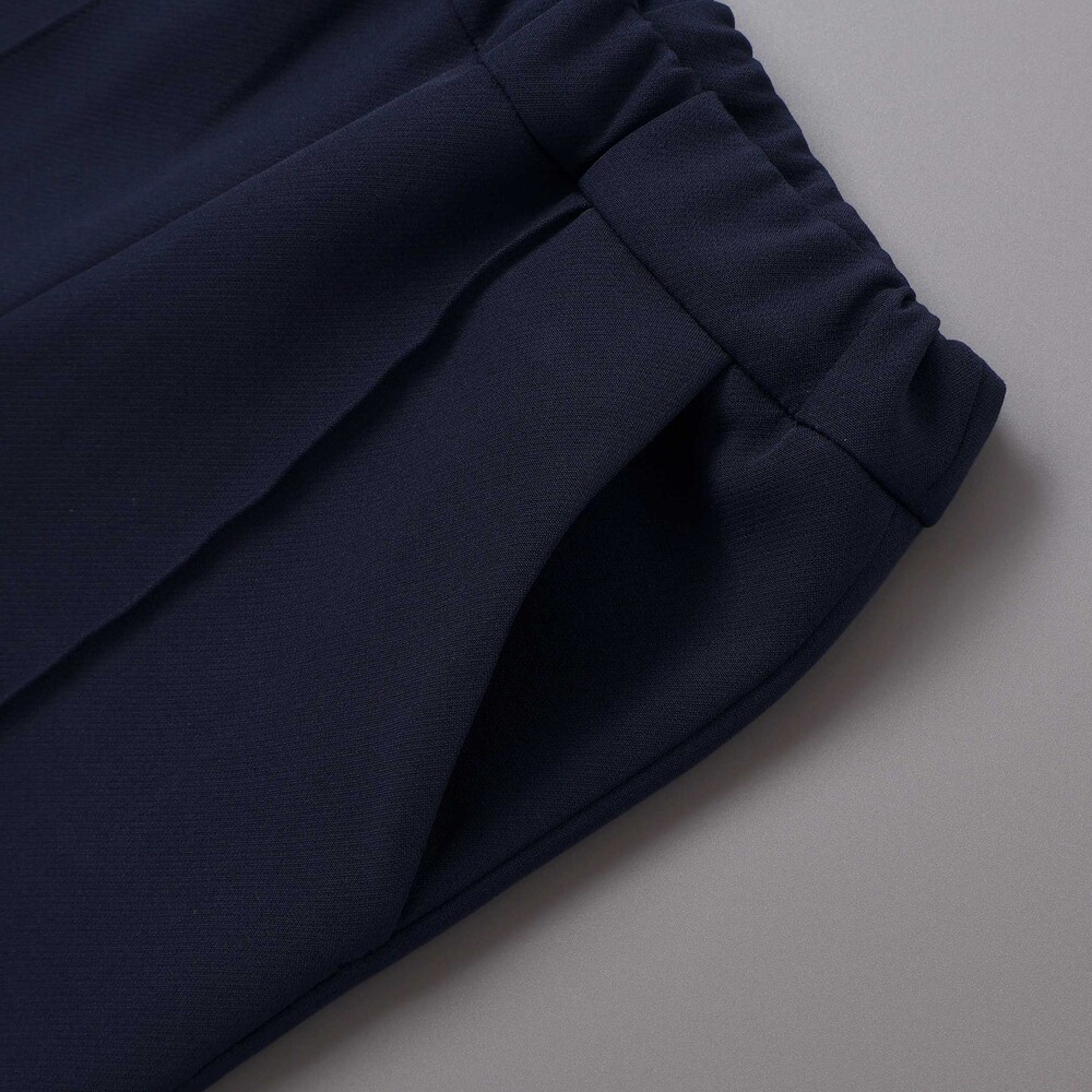 ダブルクロステーパードロングパンツ(110~160cm) ブラック 110cm