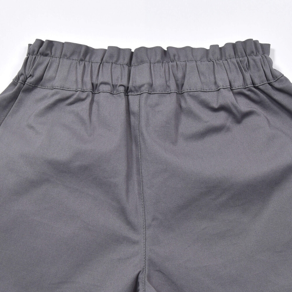 ストレッチツイルフリルポケットショートパンツ(90~150cm) グレー 90cm