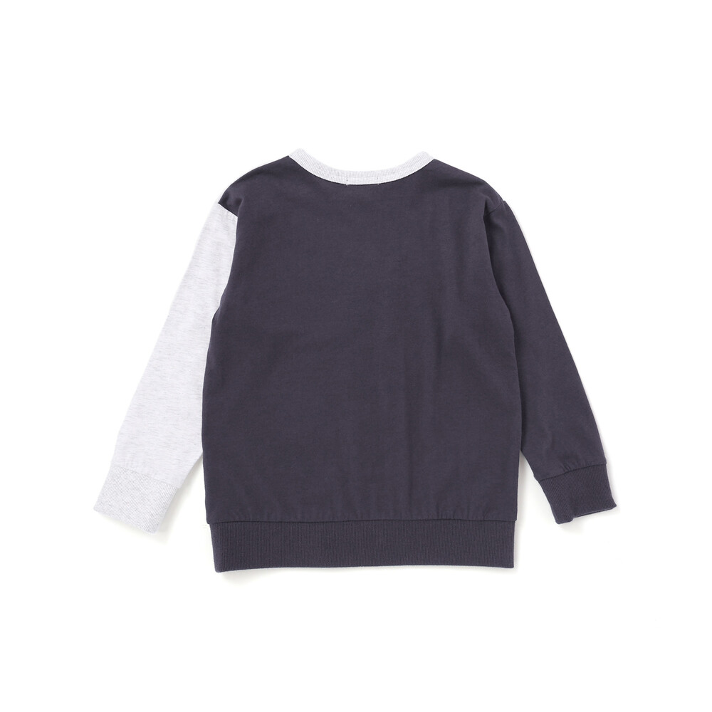 ランダム配色ワッペン刺しゅう長袖Tシャツ(90~160cm) イエロー 90cm