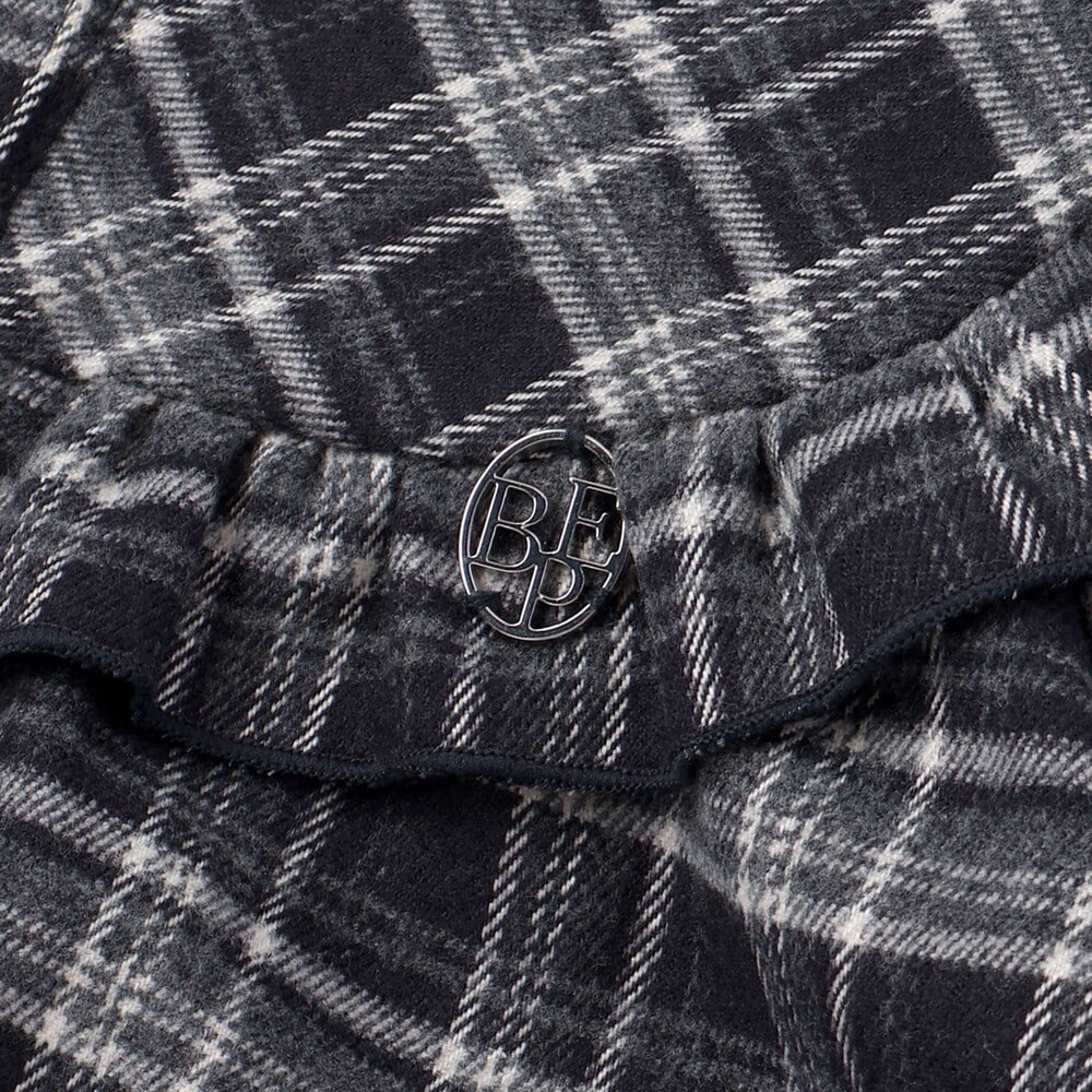 【限定商品】ネルチェック柄ワンピース(95~150cm) レッド系 110cm