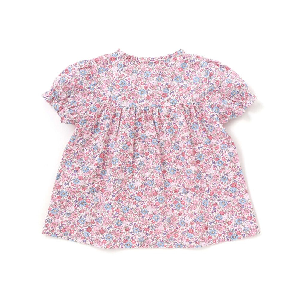 【限定商品】花柄ブラウス+ショートパンツセットアップ(95~150cm) ピンク系 95cm