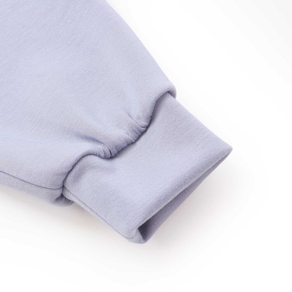 【限定商品】ポンチリボン刺しゅうトップス(95~160cm) ブルー 95cm