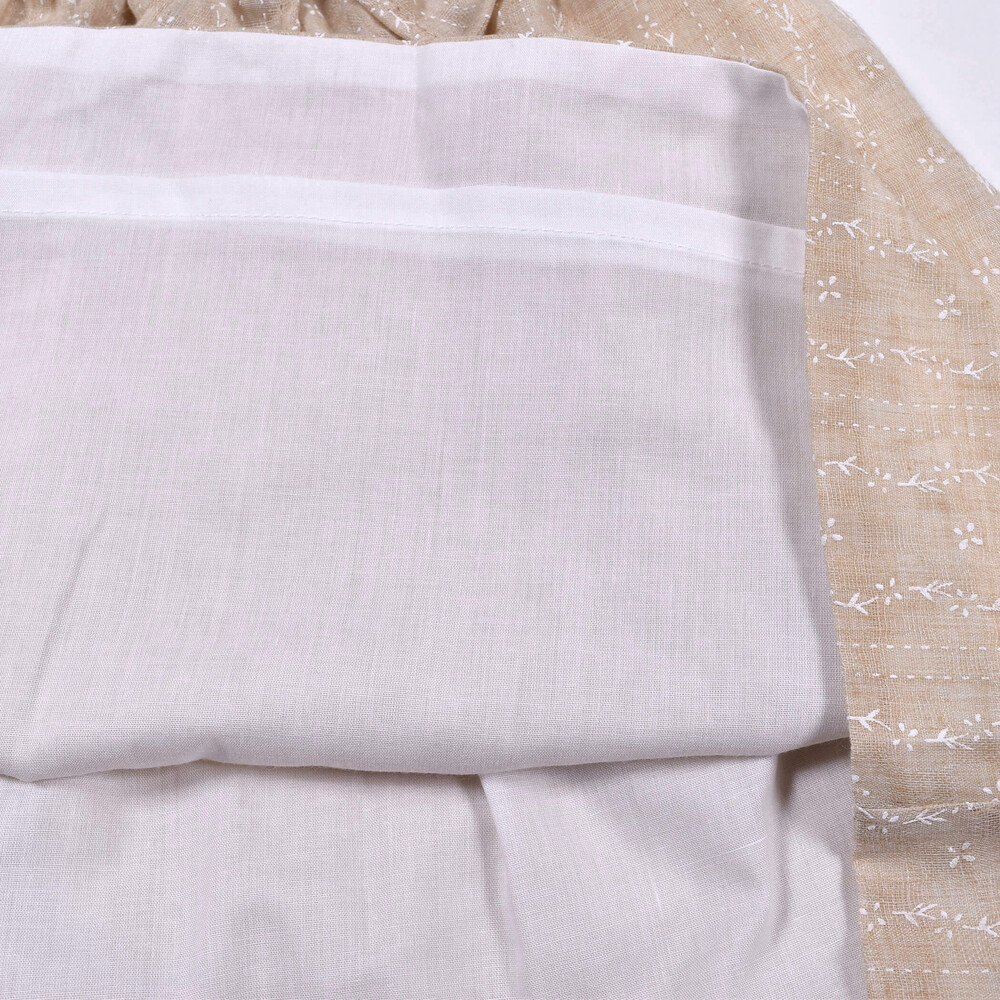 ガーゼ 素材 切り替え パフスリーブ ワンピース 95 150cm 95cm ブルー系 ワンピース 子供服べべの公式通販サイト Bebe Mall