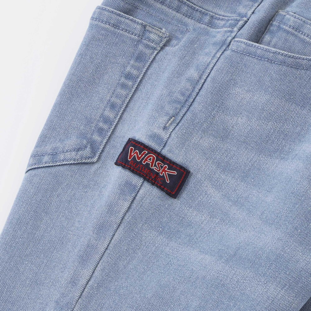 ロゴネーム付きストレッチデニムパンツ(100~160cm) ブルー 100cm