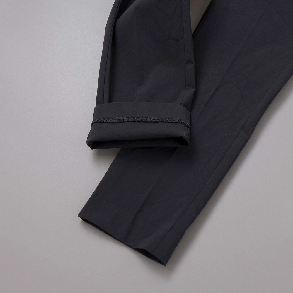 テーパードパンツナイロンハイストレッチ(110~160cm) ブラック 110cm
