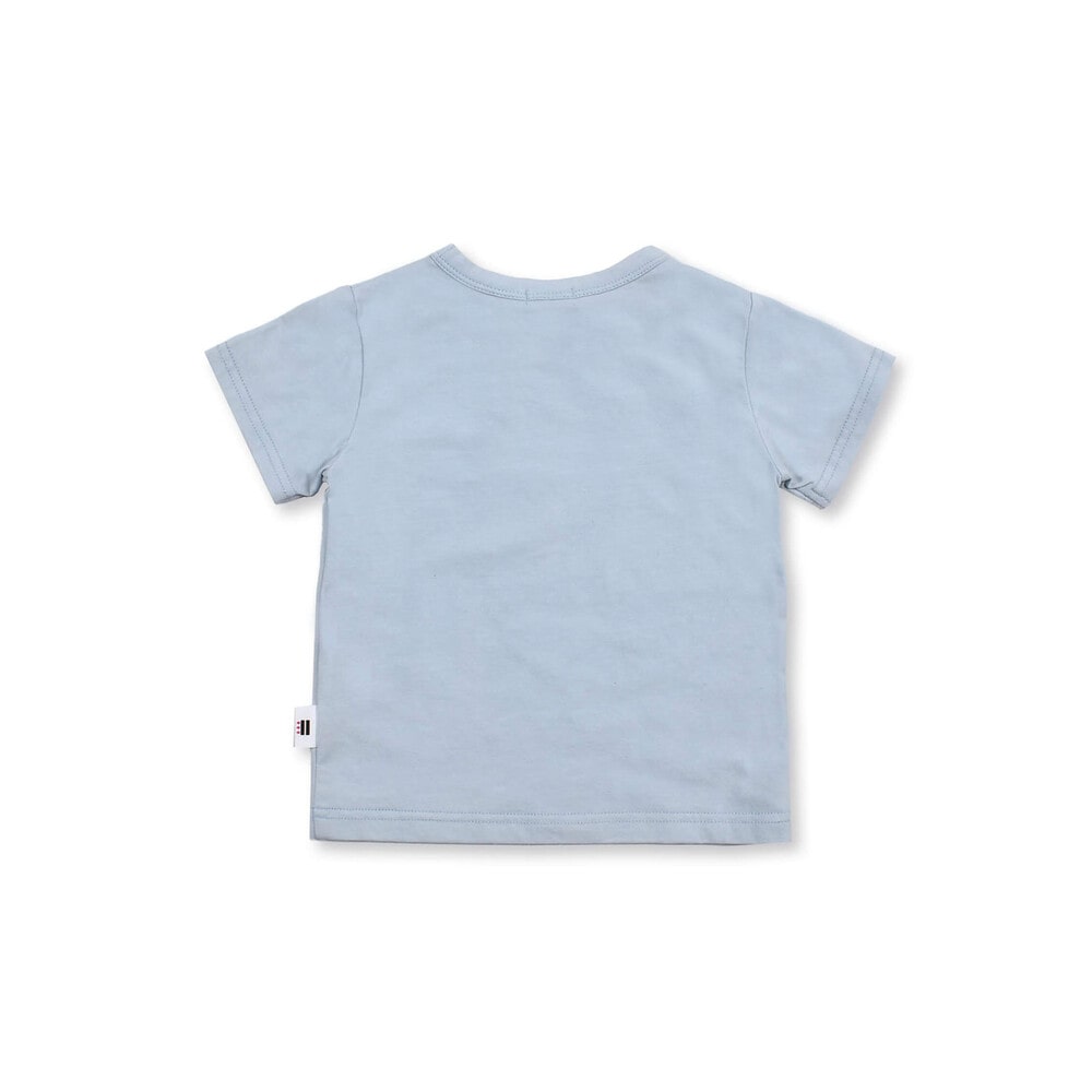 天竺 マリン プリント Tシャツ (80~110cm)(90cm ブルー 天竺 マリン プリント Tシャツ (80~110cm)(90cm ブルー