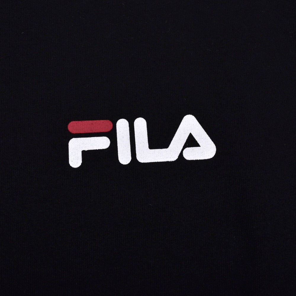 【 FILA × RADCUSTOM 】ロゴライン ワンポイント Tシャツ(120~160cm) ホワイト 120cm