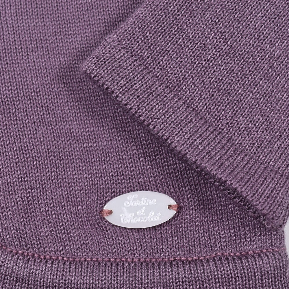 日本製 フォーマル リボン セーター ボレロ カーディガン ベビー (70