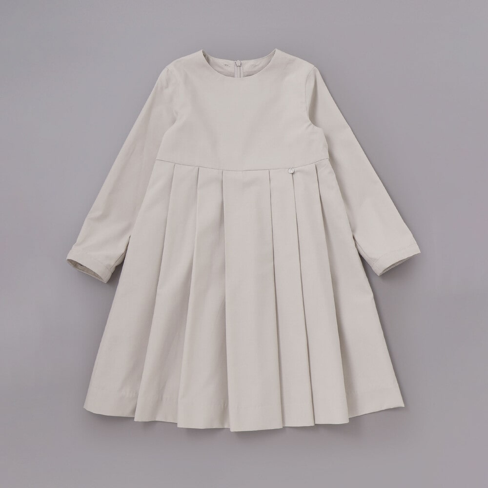 サイロコンパクトツイルレース襟袖ワンピース(110~130cm) ネイビー 110cm