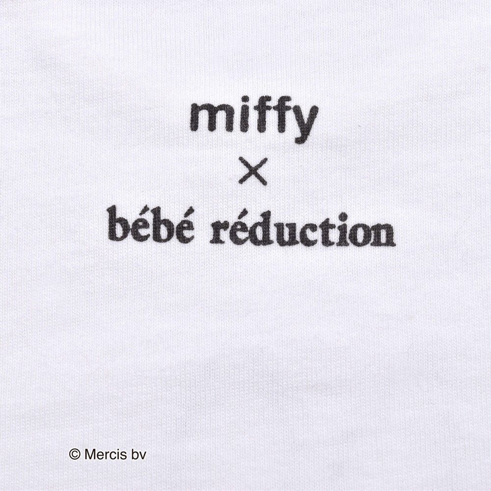 miffy × bebe reduction コラボアイテム 】 ミッフィー 花柄 フリル 半袖 天竺 パフスリーブ Tシャツ  (70~90cm)(S(70-80cm) ホワイト系): 新生児/ベビー-子供服べべの公式通販サイト 「BEBE MALL」