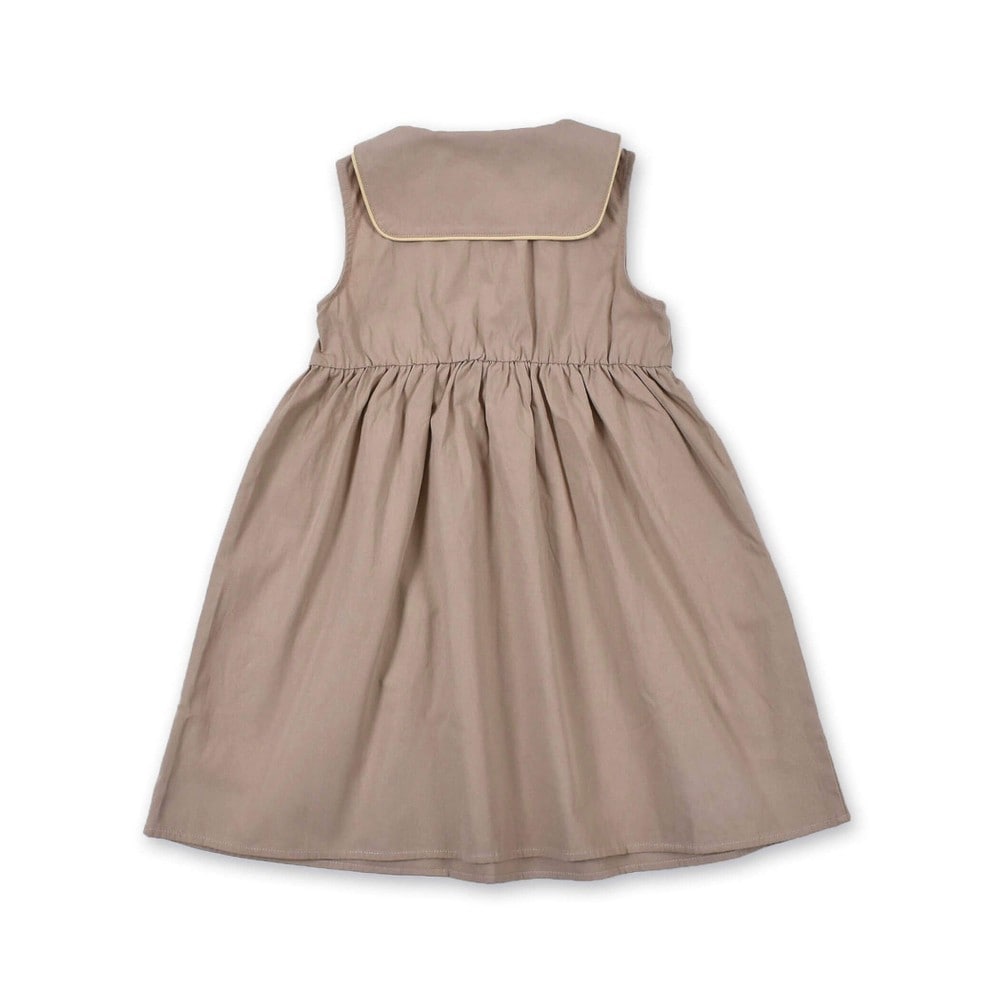 布帛 セーラーワンピース (80~130cm) ブルー 100cm