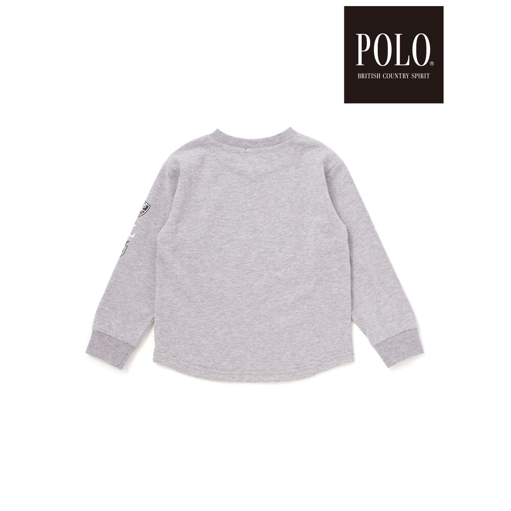 【POLO BCS(ポロ・ビーシーエス)×SLAP SLIP】長袖Tシャツ&ベストセット(80~130cm) ブラウン 80cm