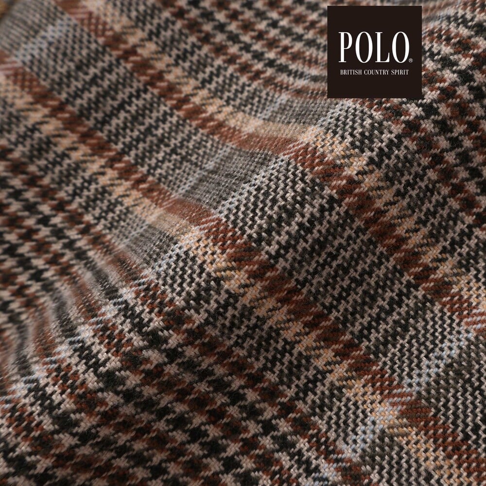 【POLO BCS(ポロ・ビーシーエス)×SLAP SLIP】切り替えシャツ(80~130cm) ベージュ系 80cm