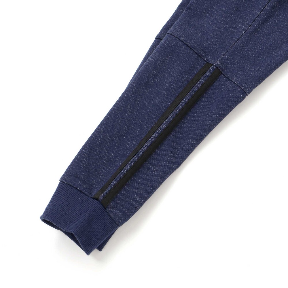 切替サイドラインロングパンツ(80~130cm) ネイビー 80cm