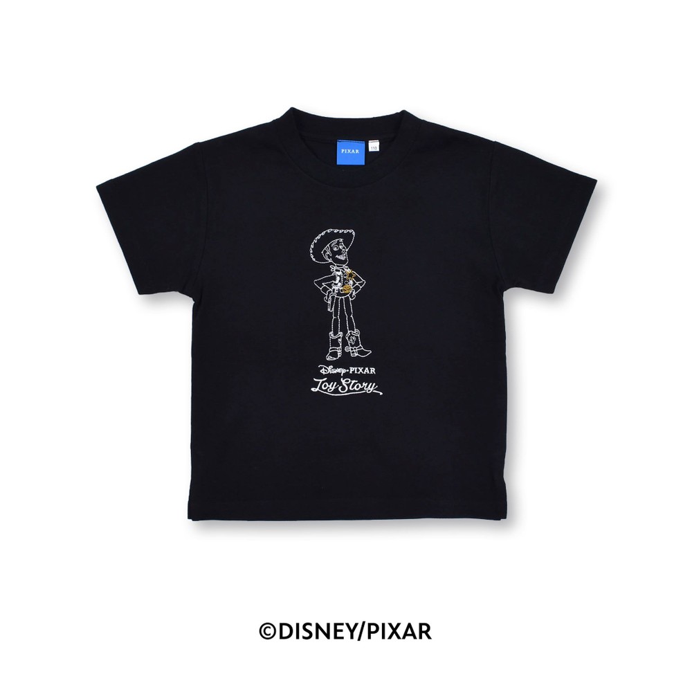 Bebe べべ Bebe Mall Official Online Store Disney ミッキーマウス トイ ストーリー ミニーマウス くまのプーさん ラプンツェル 刺繍 半袖 Tシャツ 80 130cm 80cm オフホワイト トップス ベベ モール オフィシャルオンラインストア