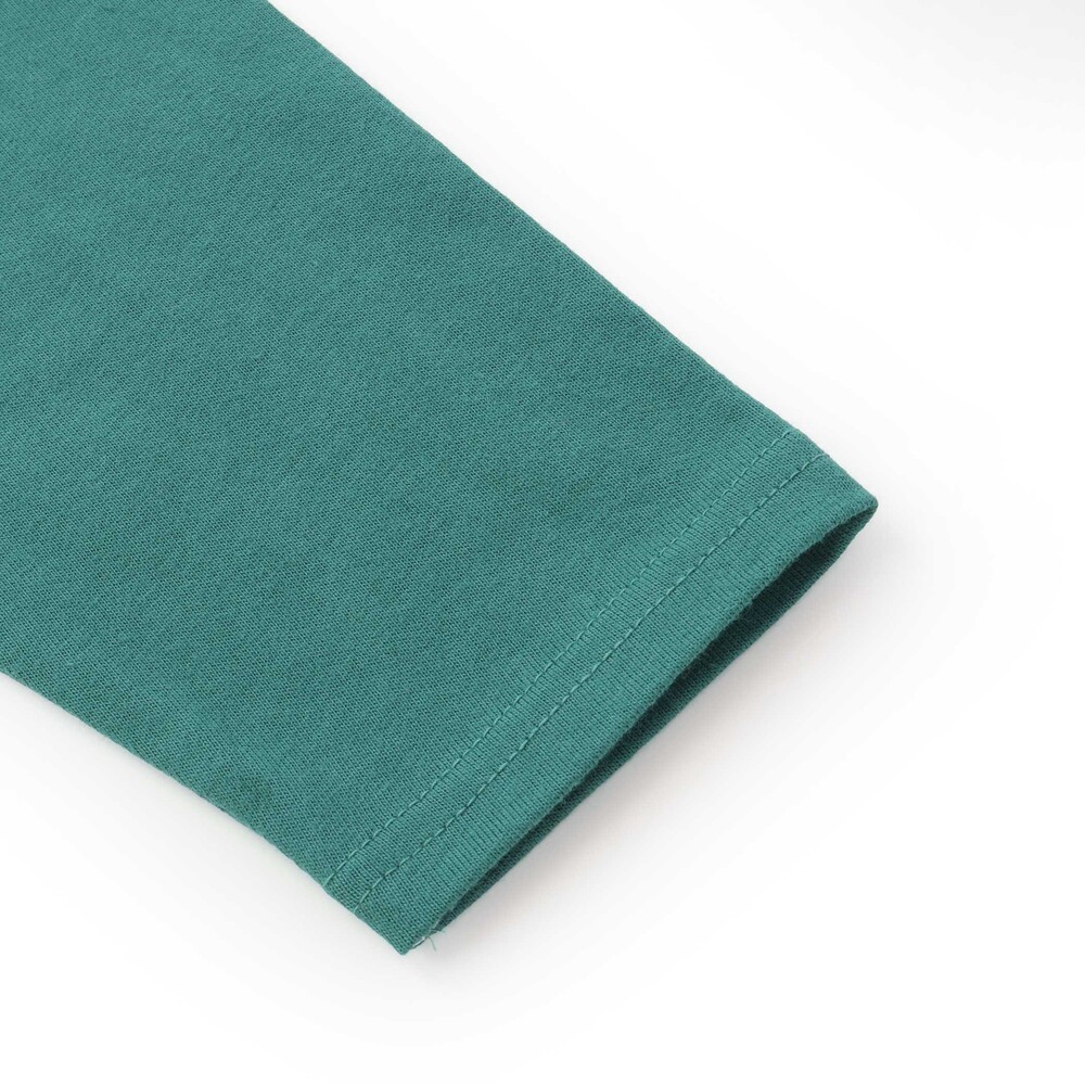 ロゴパッチ刺しゅうラグラン長袖Tシャツ(80~130cm) グリーン 80cm