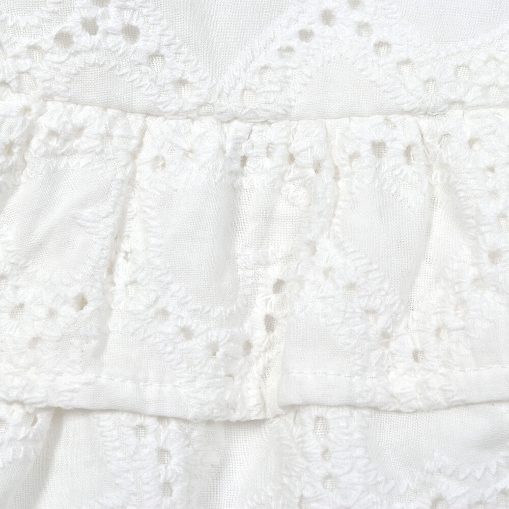 【お揃い】肩フリルハートレース生地ワンピース+ブルマセットアップベビー(70~80cm) ピンク ワンサイズ(70-80cm)