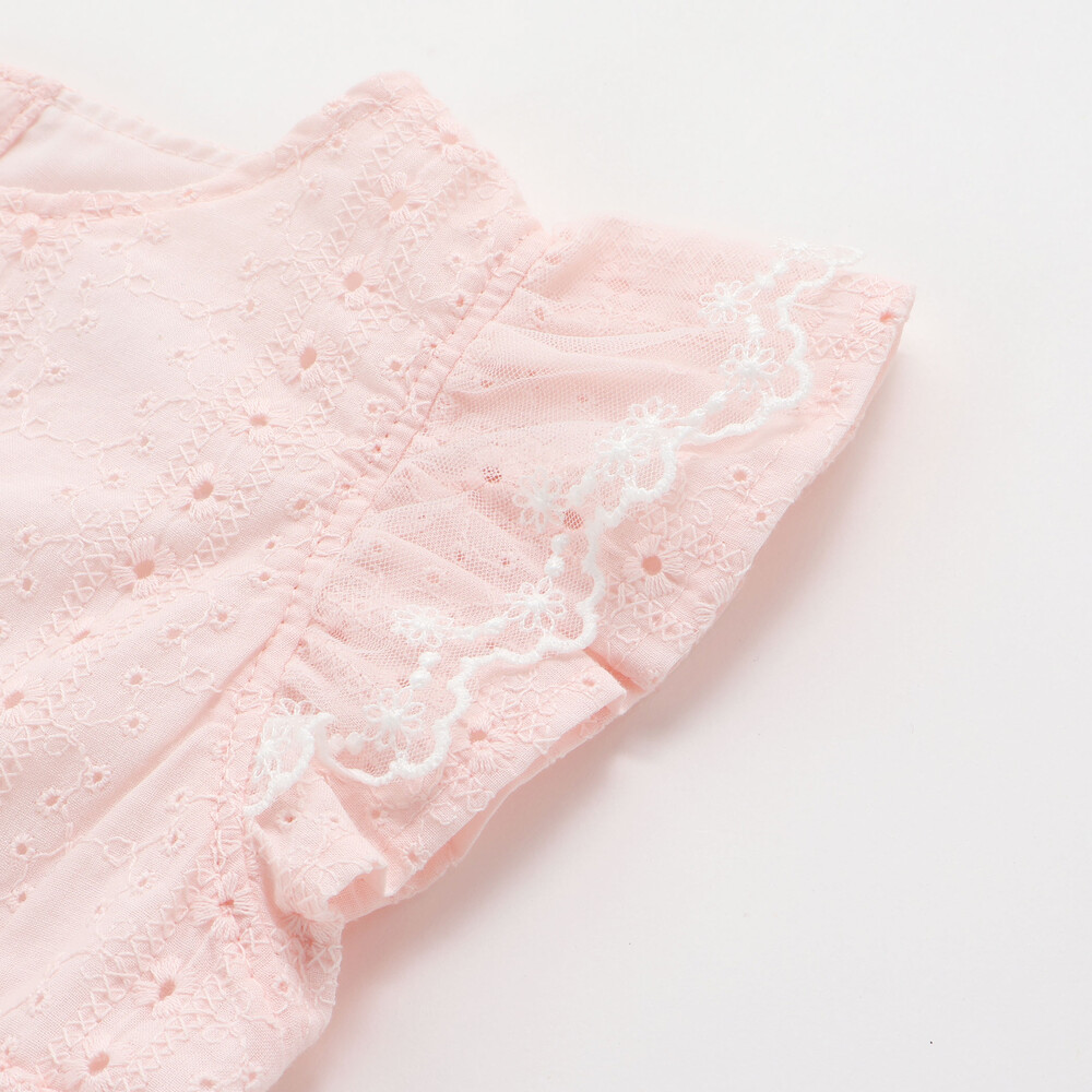 肩フリルワンピース+ブルマ付きセットアップベビー(70~80cm) ホワイト ワンサイズ