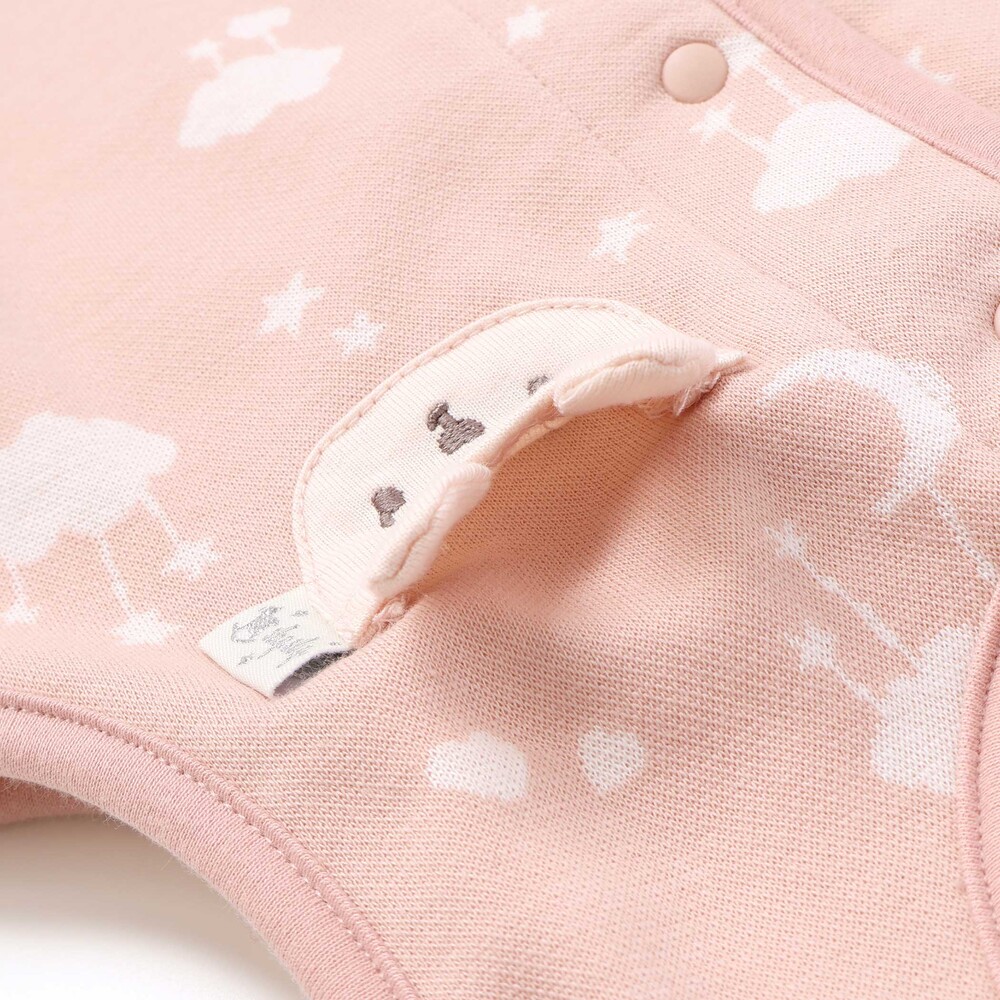 【お揃い】アニマル顔モチーフポケット付きベストベビー(70~80cm) グレー系 ワンサイズ